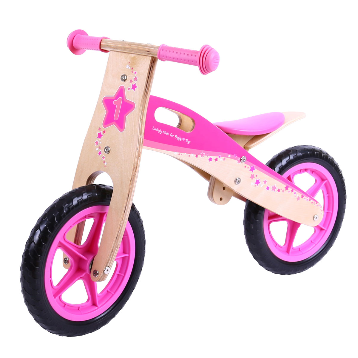 velo balance bike pink