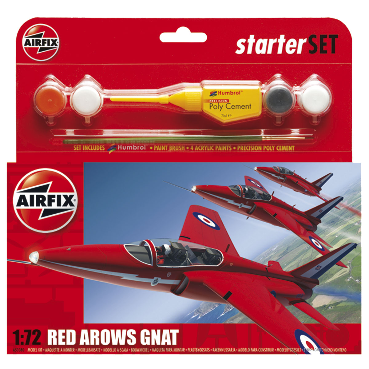 Airfix Kit Red Arrows Gnat Airfix Craft & Educational