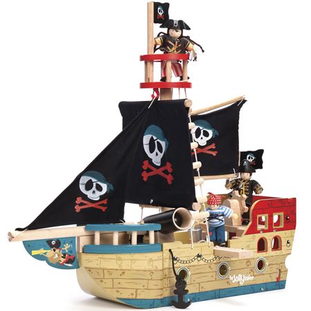 Jolly Pirate Ship | Le Toy Van (TV341) | Mulberry Bush