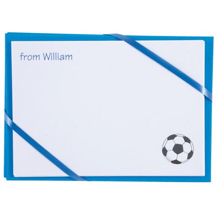 Picture of Named Cards - Football (Blue)