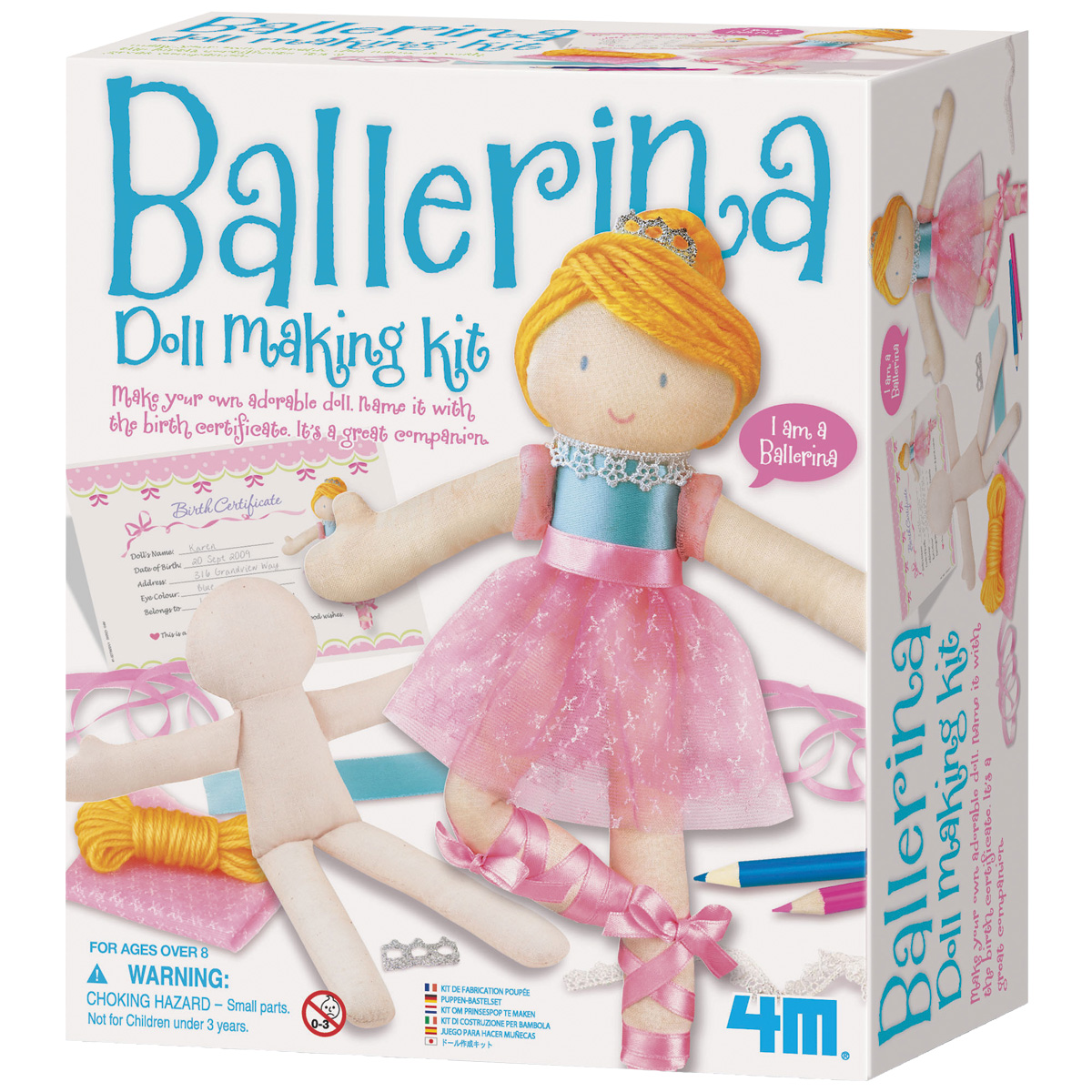 Ragdoll Making Kit Ballerina 4M Toys & Games