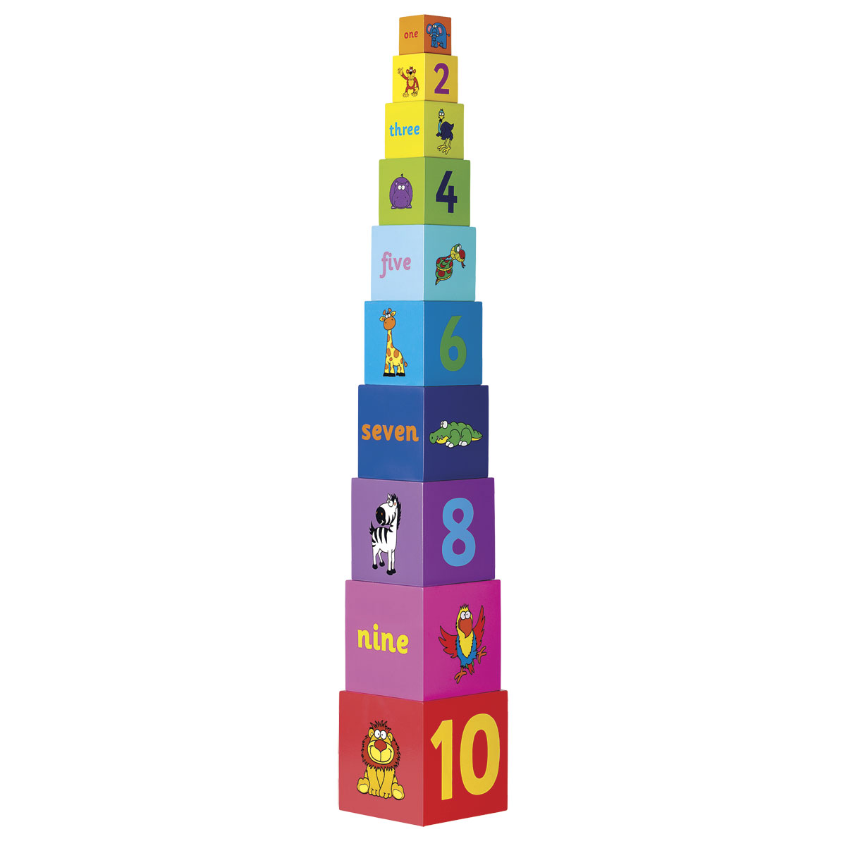 Rainbow Stacking Cubes | Tidlo | Toys for Babies