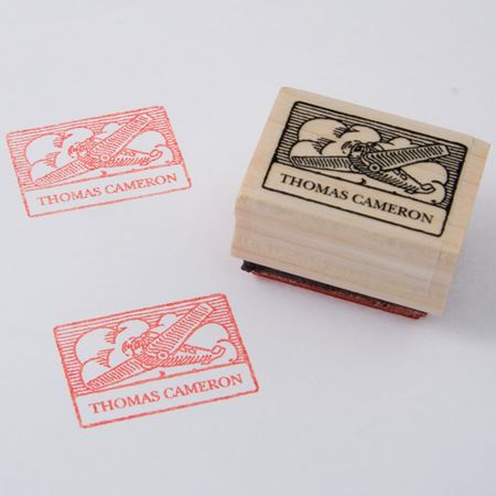 Picture of Named Rubber Stamp - Plane