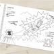 Picture of Personalised Alphabet World Colouring Book (A3)