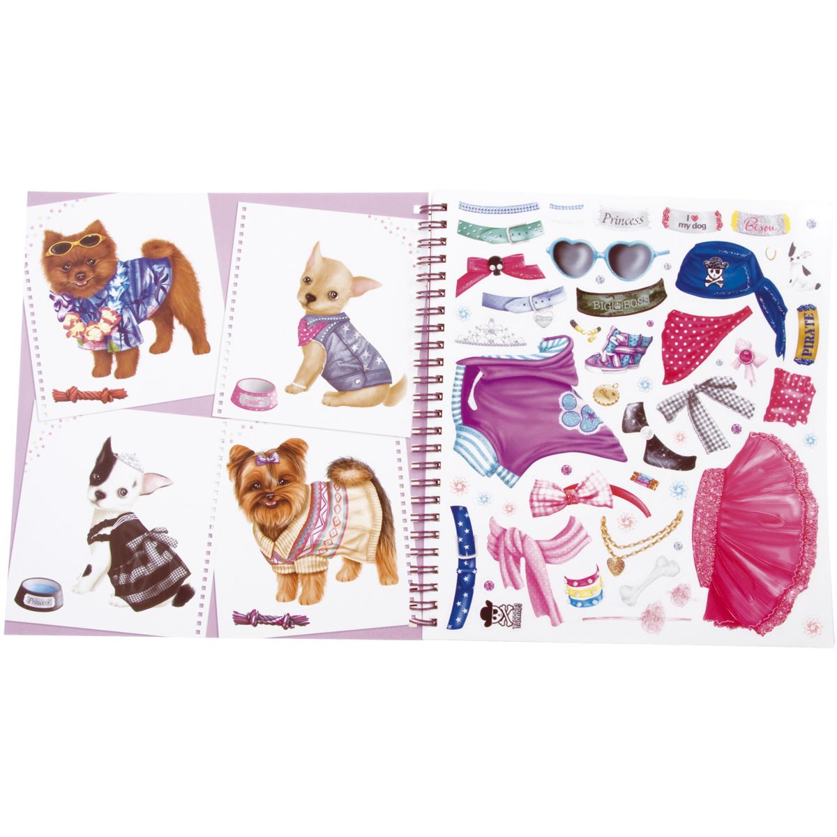 Design & Dress A Dog Colouring Book | Fashion Designer