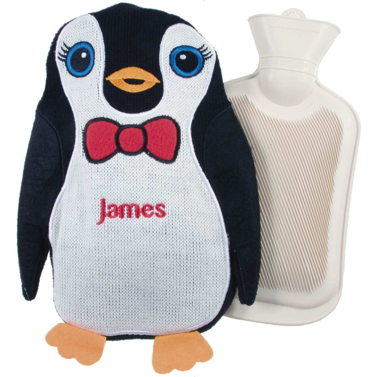 Named Hot Water Bottle - Penguin | Personalised Gifts for ...