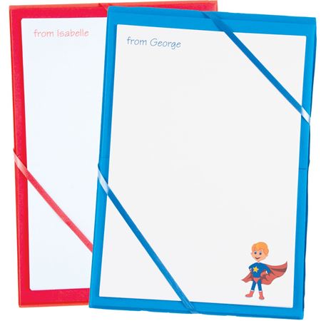 Picture of Named Notepaper - Super Hero