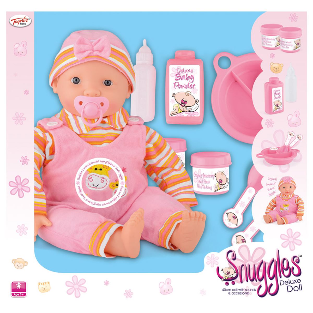 Snuggles Doll with Sounds & Accessories | Dolls | Mulberry Bush