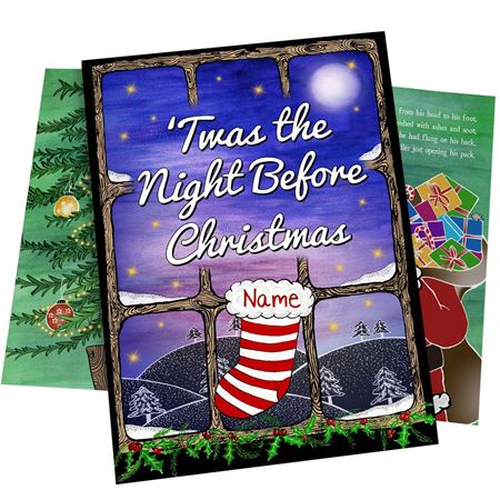Picture of T'was the Night Before Christmas Personalised Book