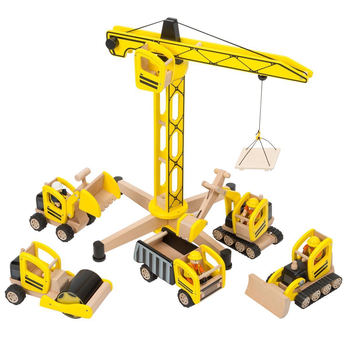 Construction Site Crane | Pin Toy | Cranes & Diggers