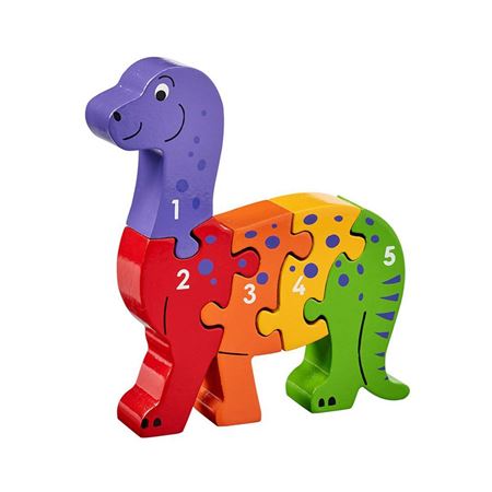 Picture of Dinosaur 1 - 5 Number Puzzle