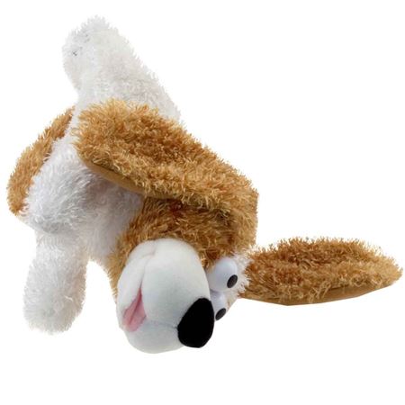 roly the laughing dog soft toy