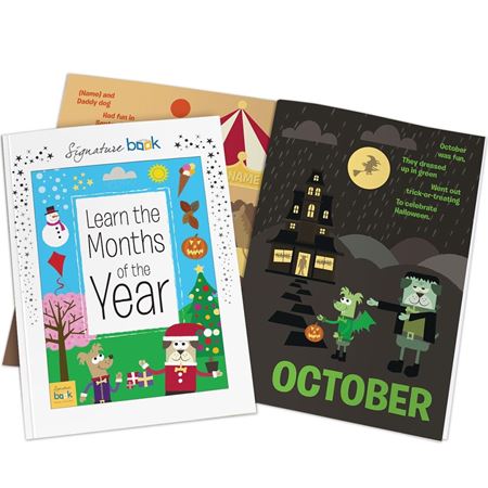 Picture of Personalised Months of the Year Book