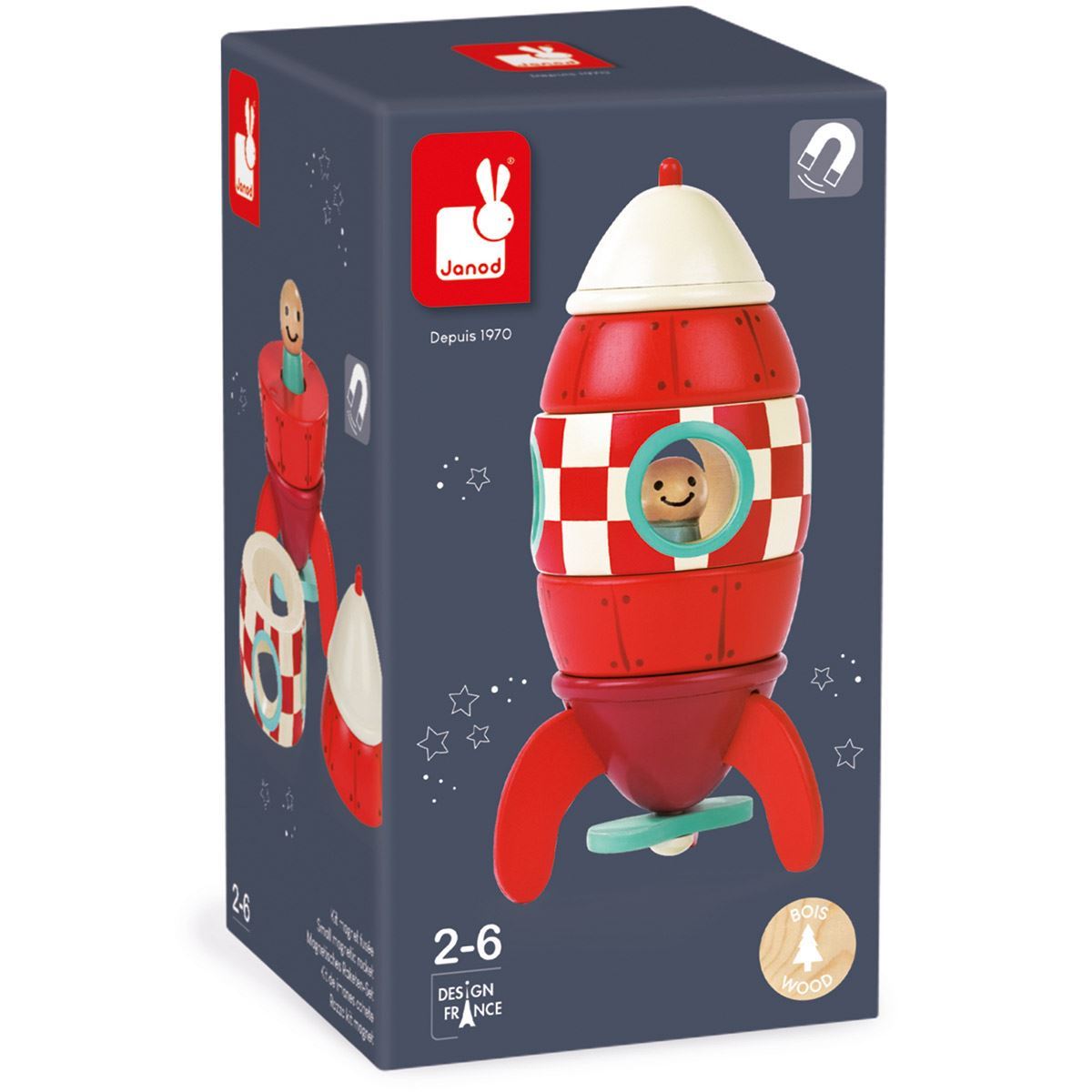Rocket Janod Traditional Wooden Toys